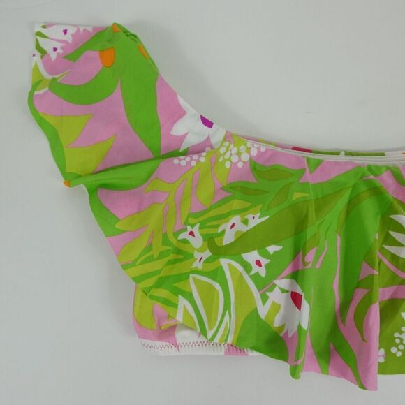 Trina Turk Womens La Palma Off The Shoulder Swim Top Size 8 - Picture 5 of 16